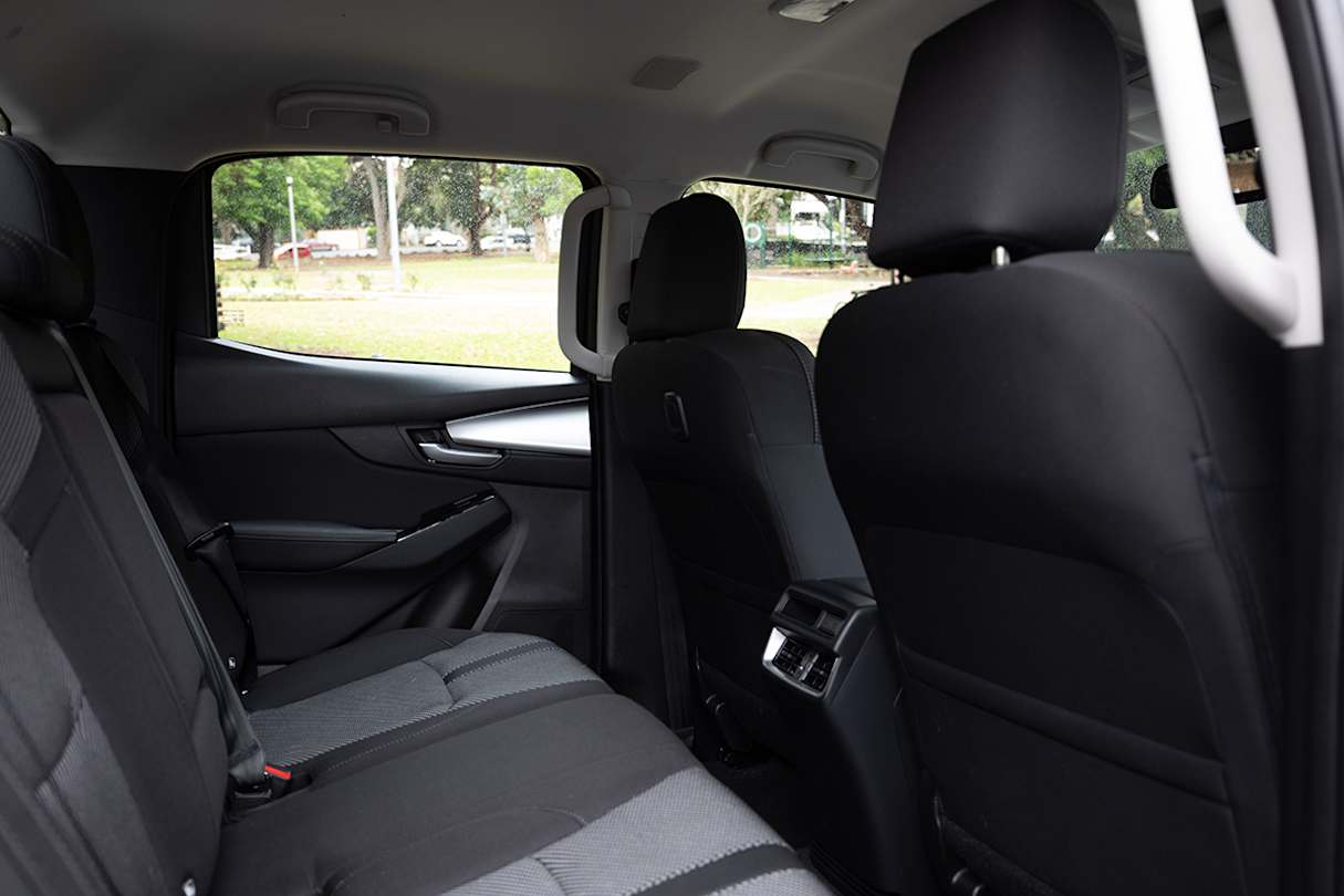 The back is super-spacious with enough room for three actual adults in the rear seat.