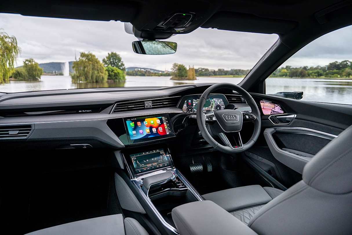 Audi has always excelled at interior design and the e-tron S is no exception.