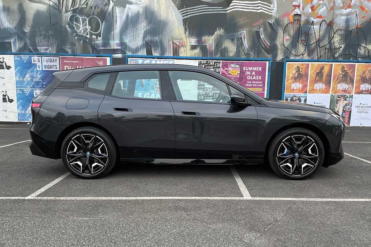 The iX was awarded a five-star ANCAP crash safety rating under the stringent 2020-2022 protocols. (image: Tim Nicholson)