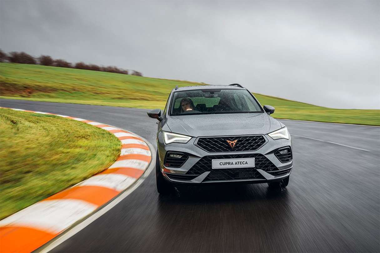 The big change is in the front-end treatment, with a smaller centre grille that houses the Cupra badge.