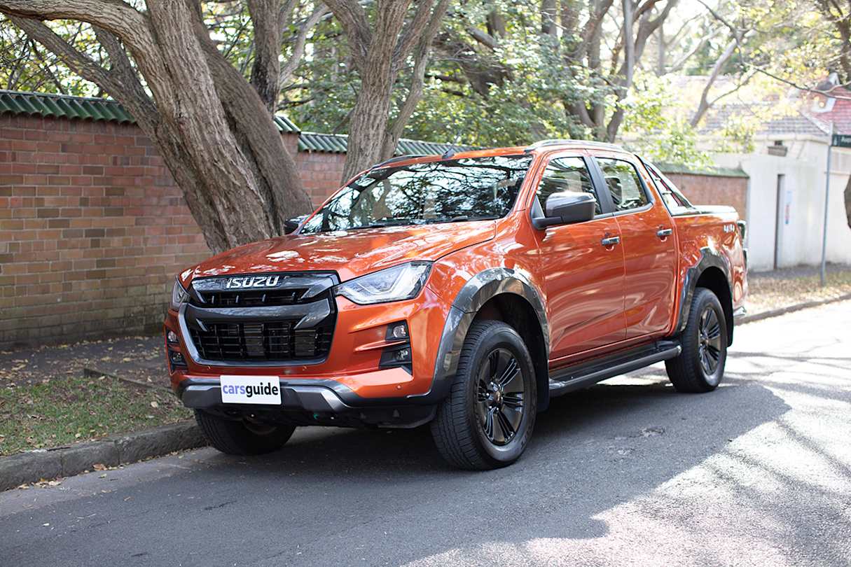 The D-Max looks like a proper, rough ute (image: Dean McCartney).