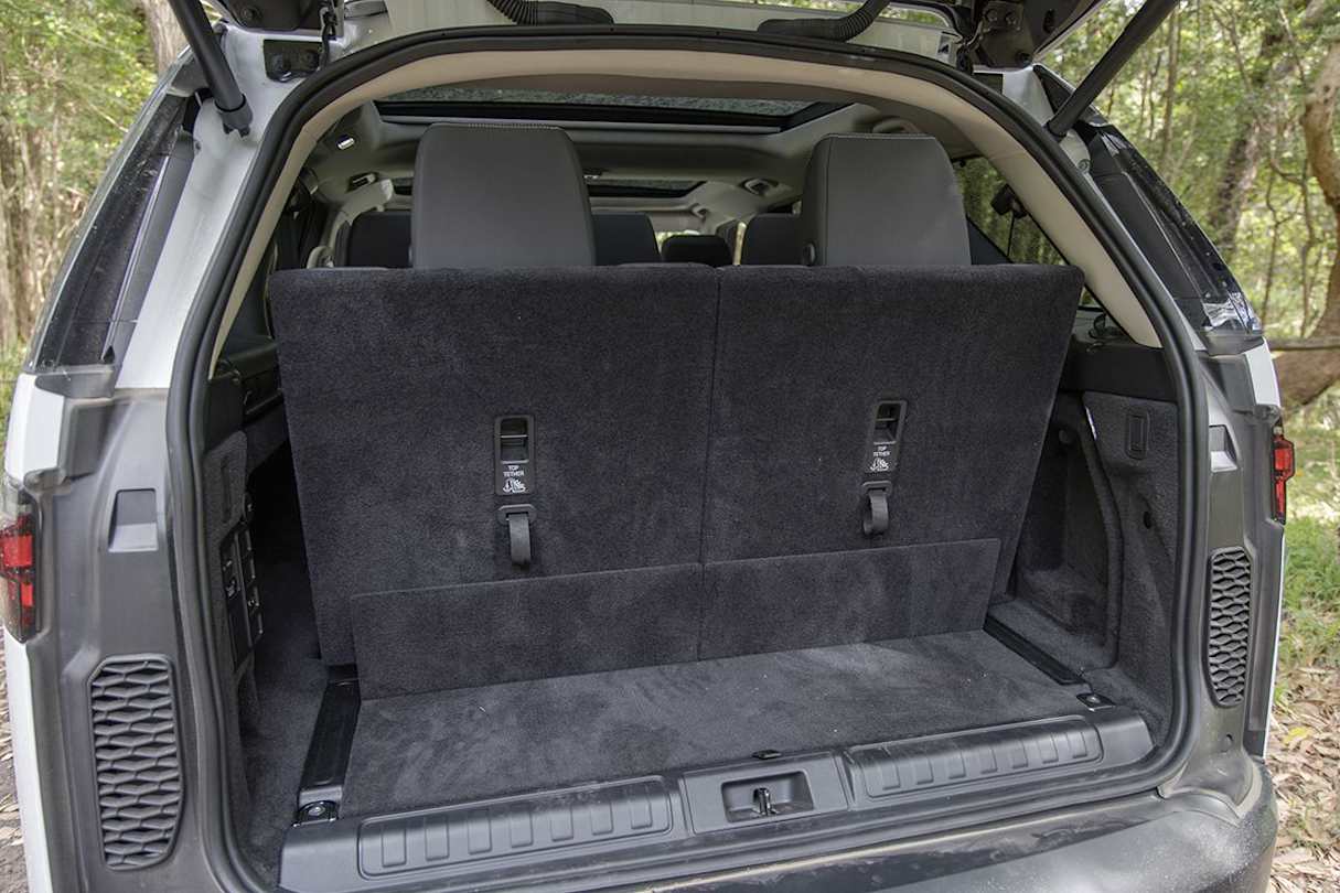 There is 258 litres cargo space with all rows in use. (image credit: Glen Sullivan)