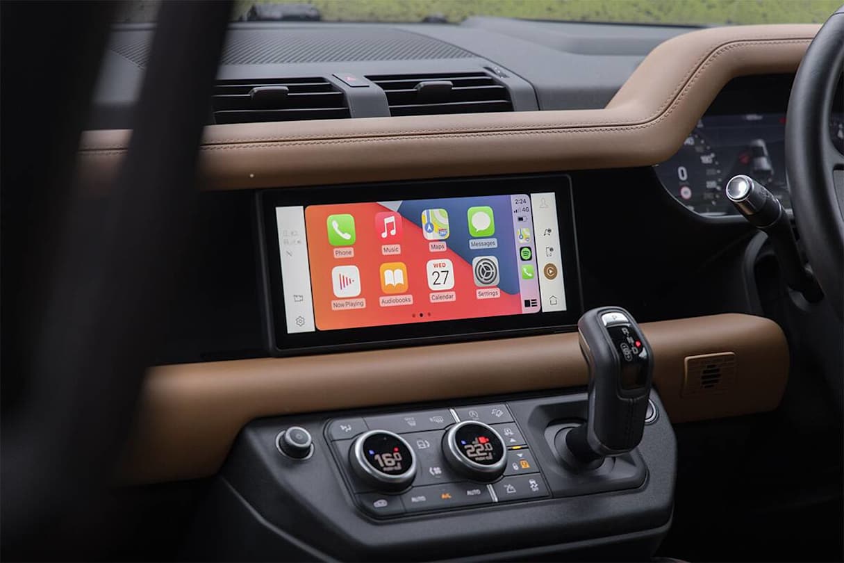 The 10-inch touchscreen. (Image: Glen Sullivan)