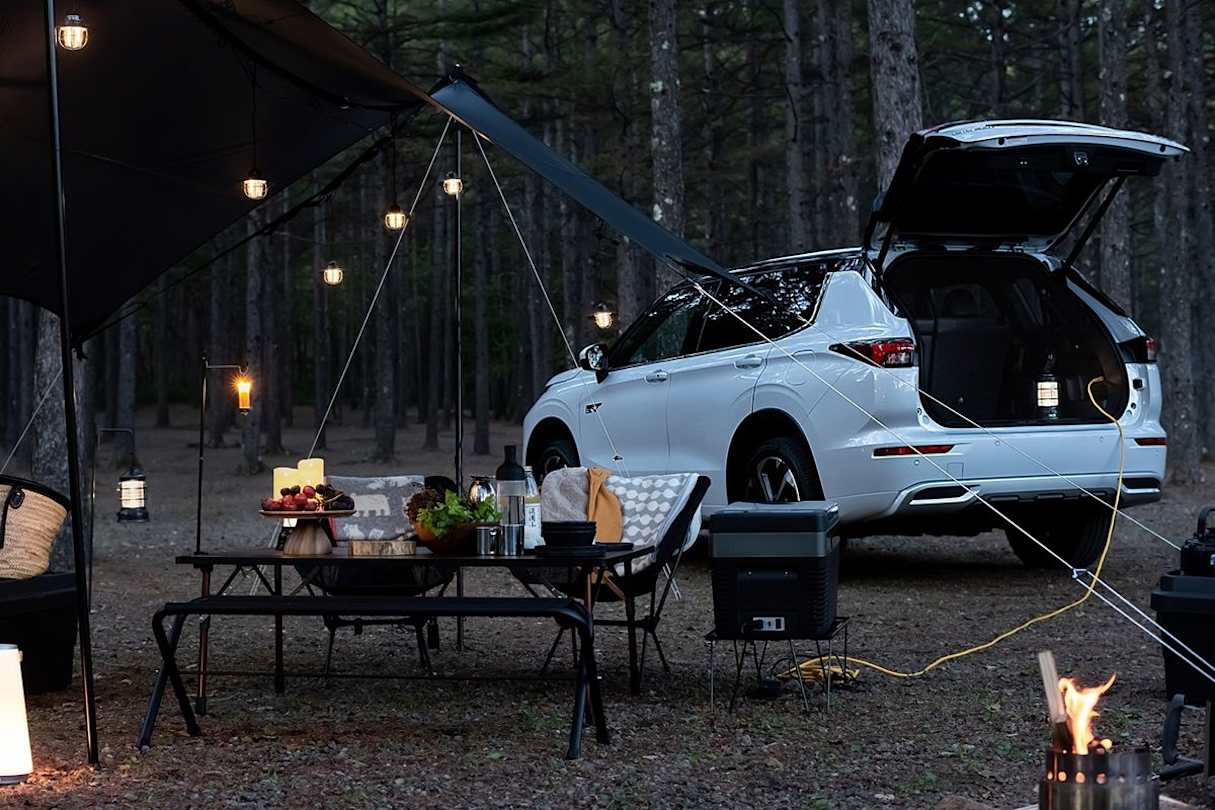 The Mitsubishi Outlander PHEV is V2G-equipped currently, which treats your EV like the giant battery on wheels. 