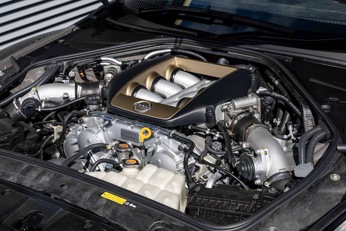 The GT-R’s VR38DETT is already steeped deeply in motoring folklore (Image: Joel Strickland).