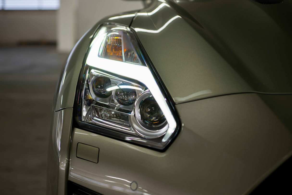 Standard safety features include LED headlights (Image: Joel Strickland).