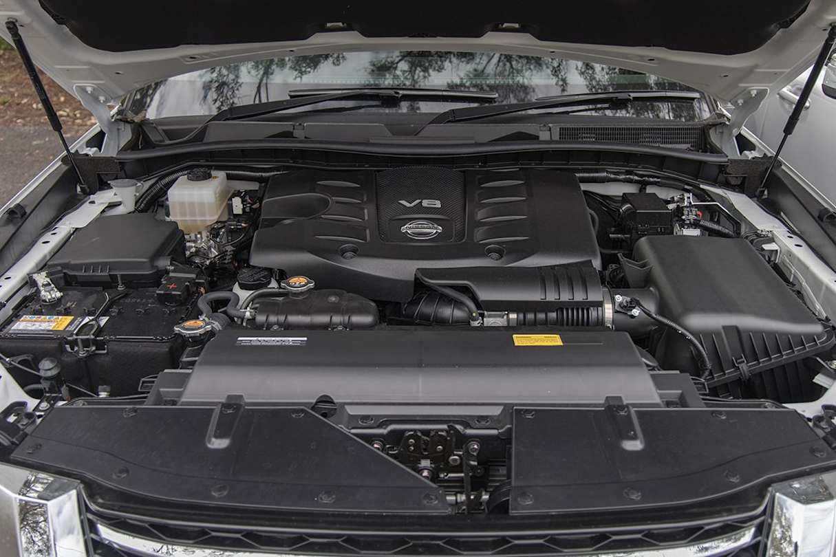 The Patrol has a 5.6-litre petrol V8 engine. (Image: Brett & Glen Sullivan)