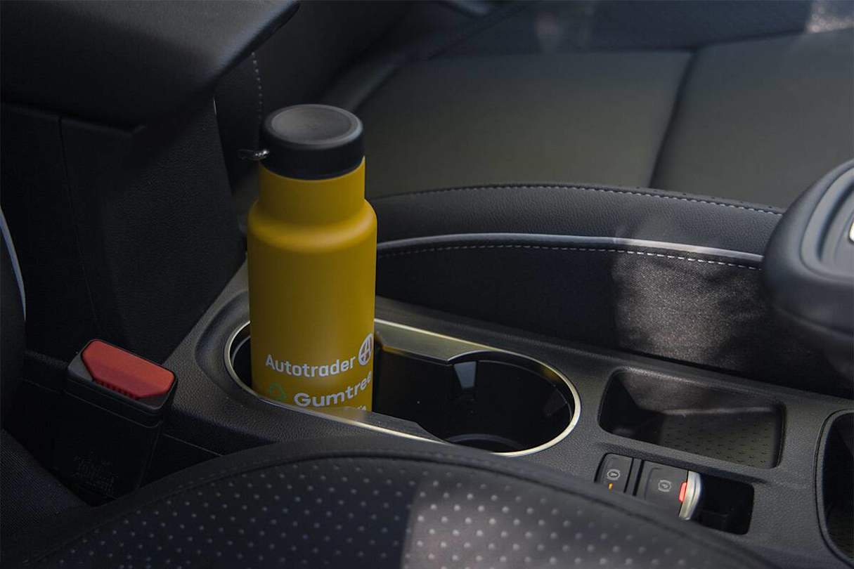 The centre console is tall and skinny but may be well-suited for a drink bottle. (Image: Glen Sullivan)