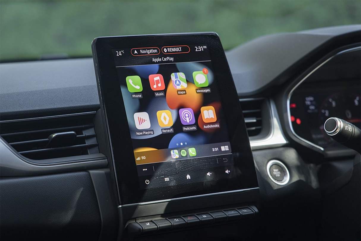 Multimedia system hums and turns on when you get into the car. (Image: Glen Sullivan)