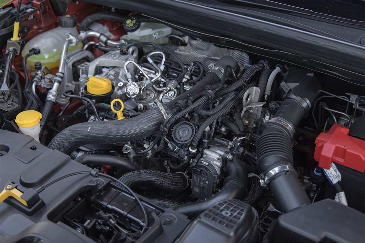 The Captur Intens has a 1.3-litre, four-cylinder turbo-petrol engine. (Image: Glen Sullivan)