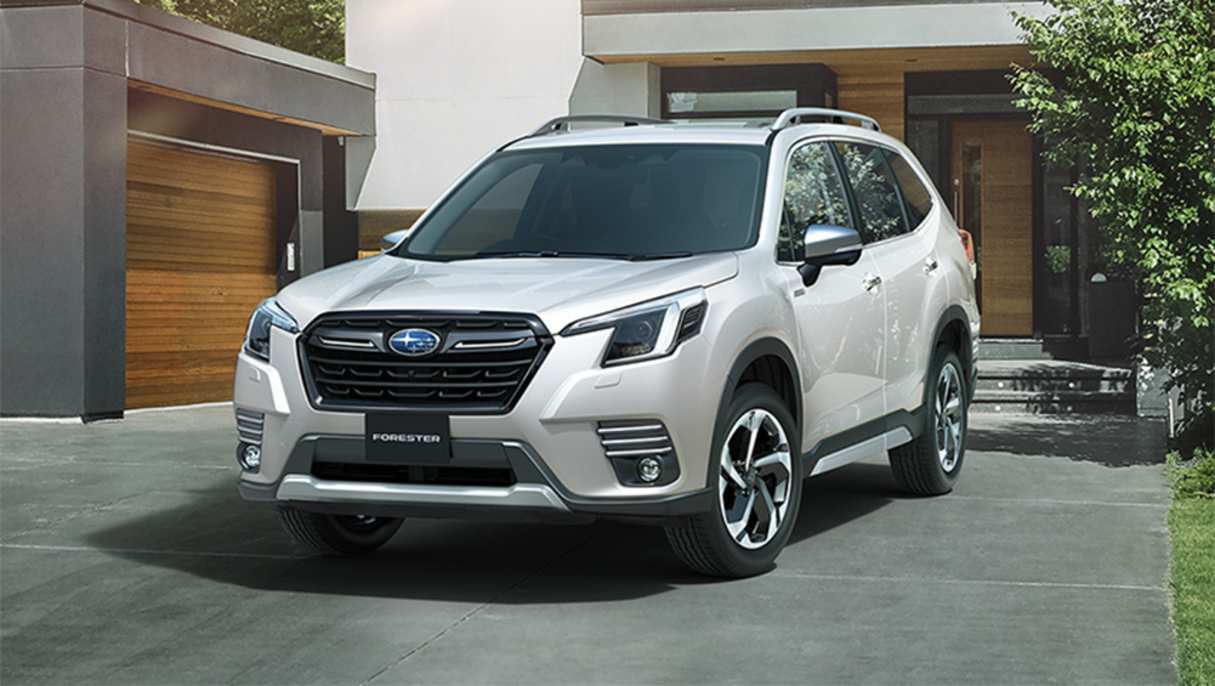 The facelifted Subaru Forester