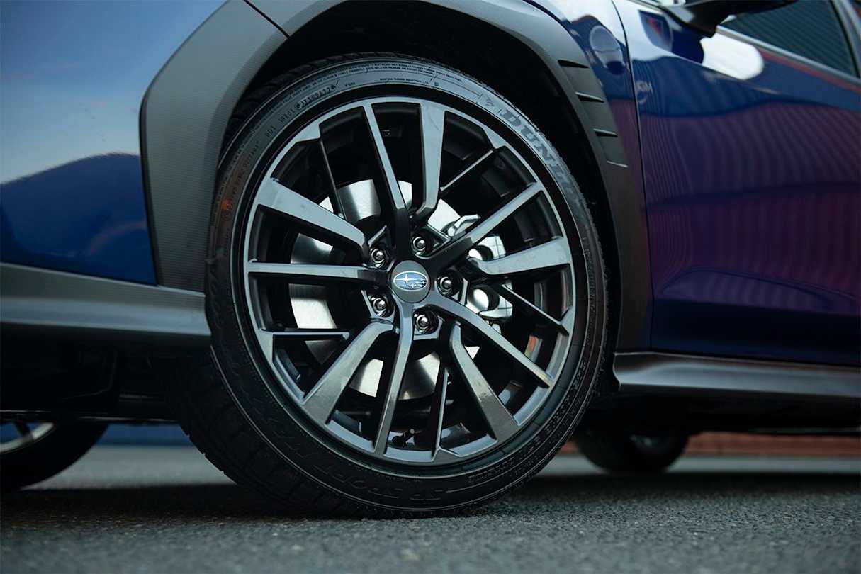 The WRX wears 18-inch alloy wheels. (RS variant pictured)