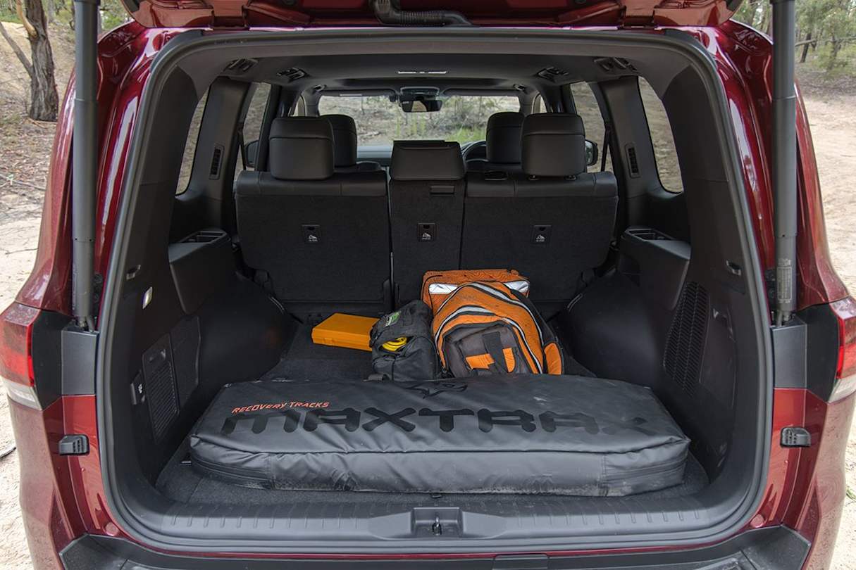 Boot space is rated at 1131 litres. (image credit: Glen Sullivan)