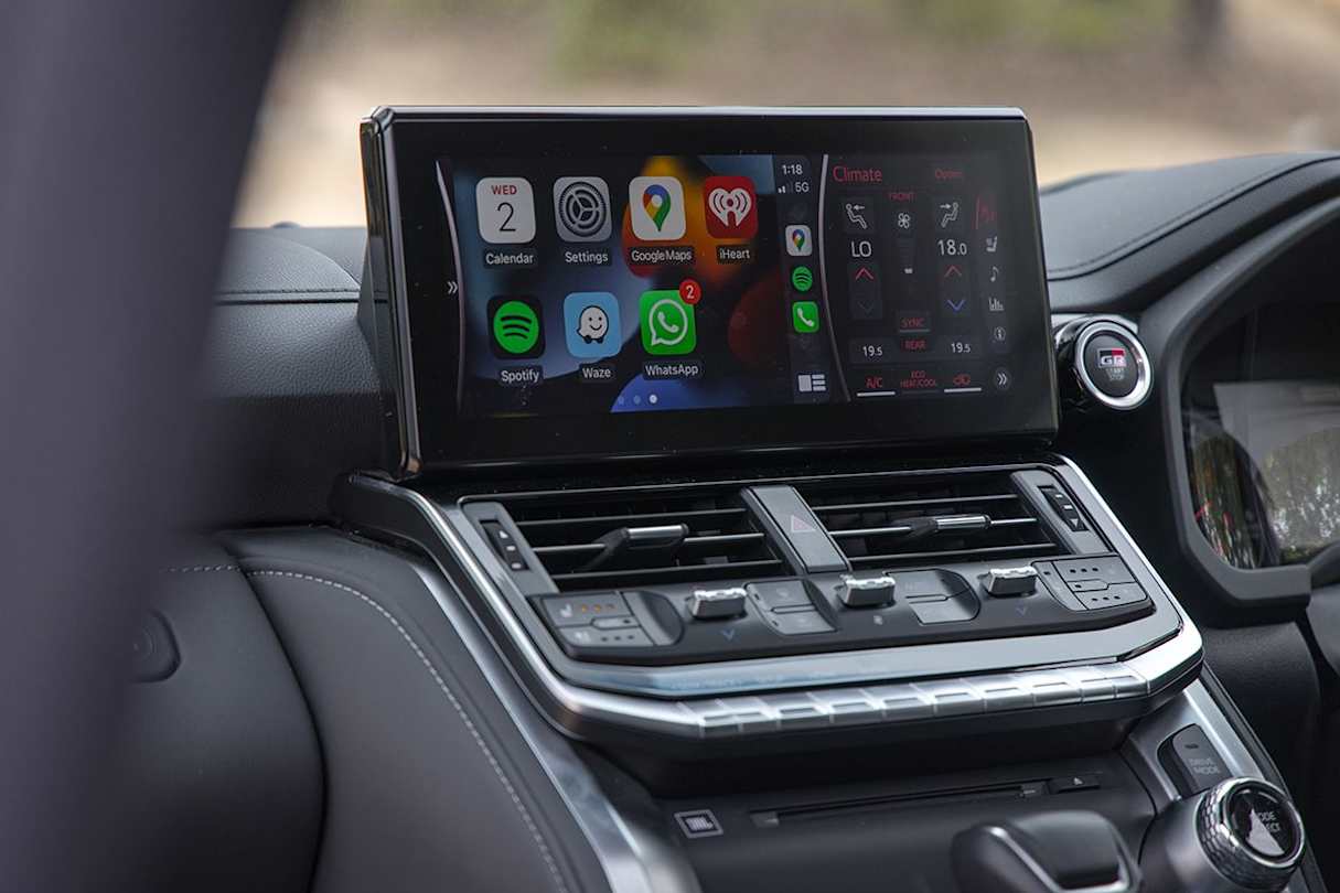 Inside is a 12.3-inch colour touchscreen. (image credit: Glen Sullivan)