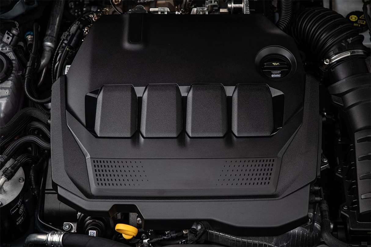 The 40 TFSI’s 2.0-litre, four-cylinder, turbo-petrol engine. (Image: James Cleary)