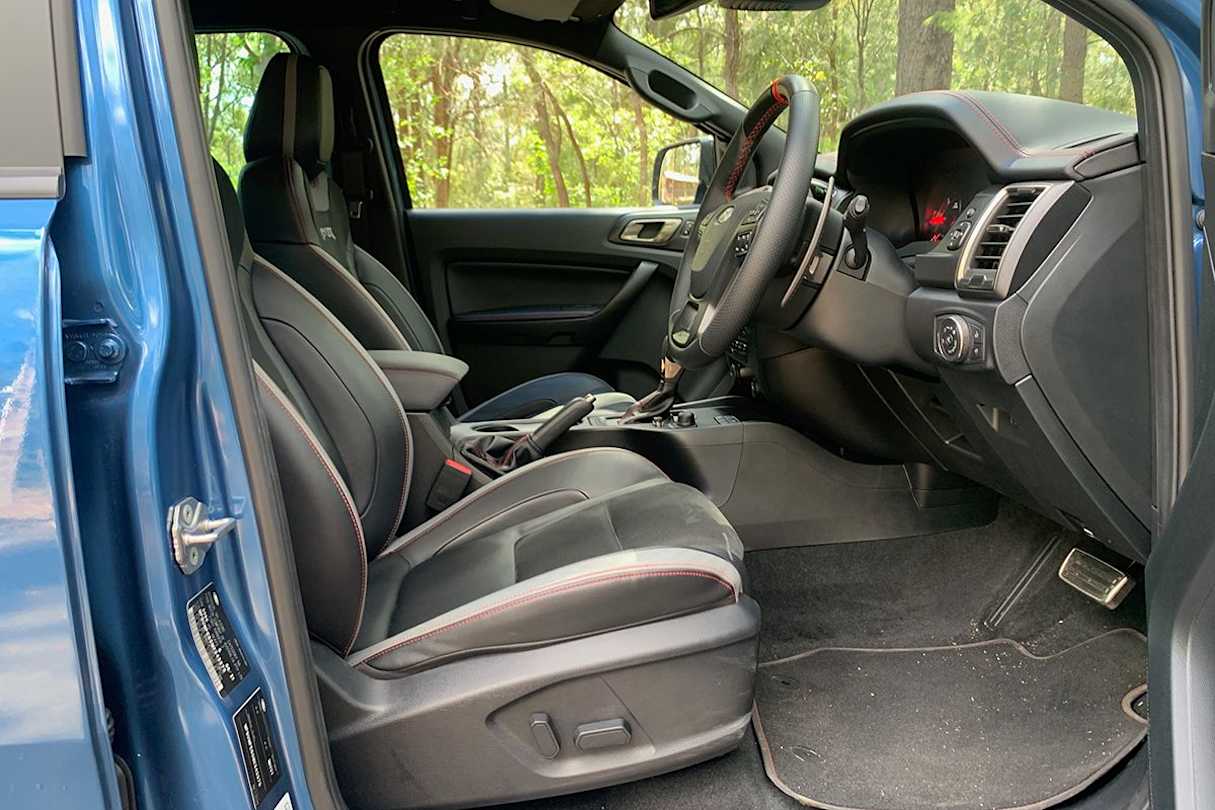 The FX4 Max gets electric front seat adjustment and heating. (Image: Matt Campbell)