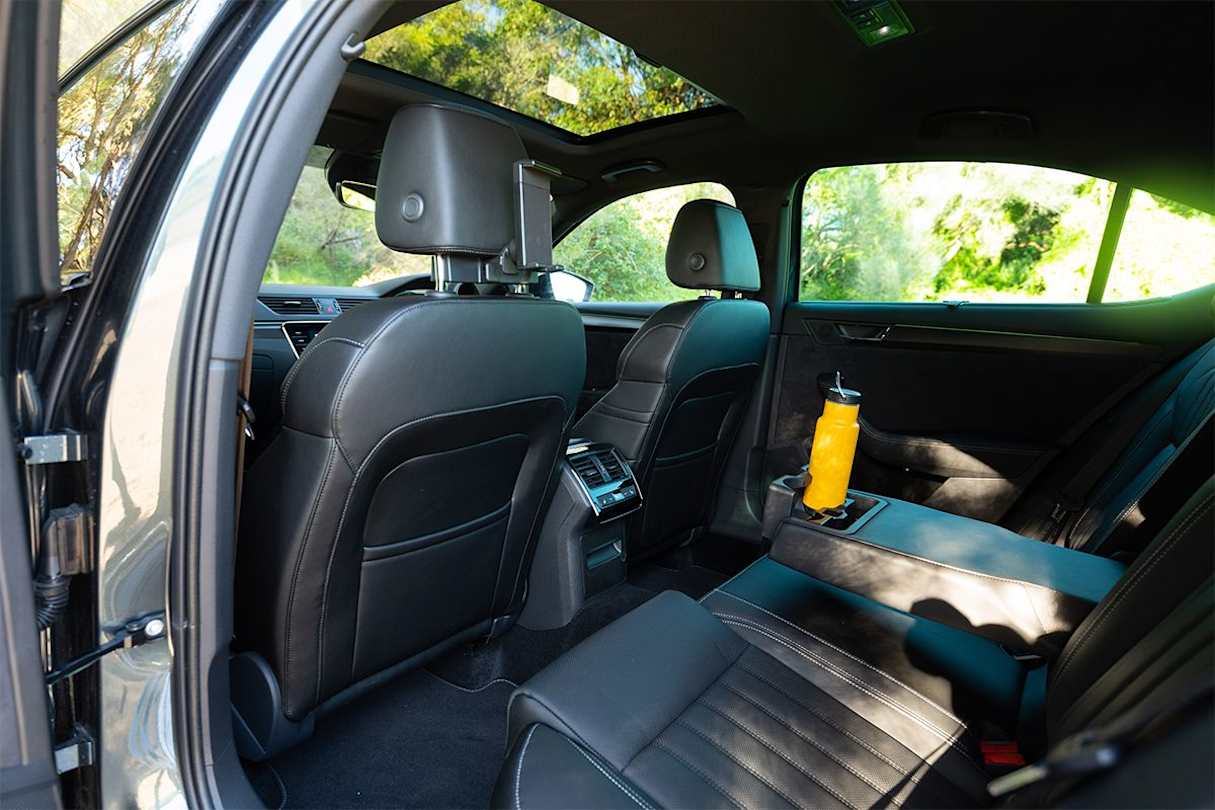 There are two cupholders or a bottle holder in the middle plus a bottle holder in each door capable of holding a 1.5L drink. (Image: Dean McCartney)