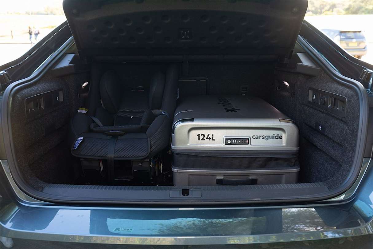 With all seats up, you have 625L of space, but pop that back row down and that jumps up to 1760L – which is outstanding. (Image: Dean McCartney)