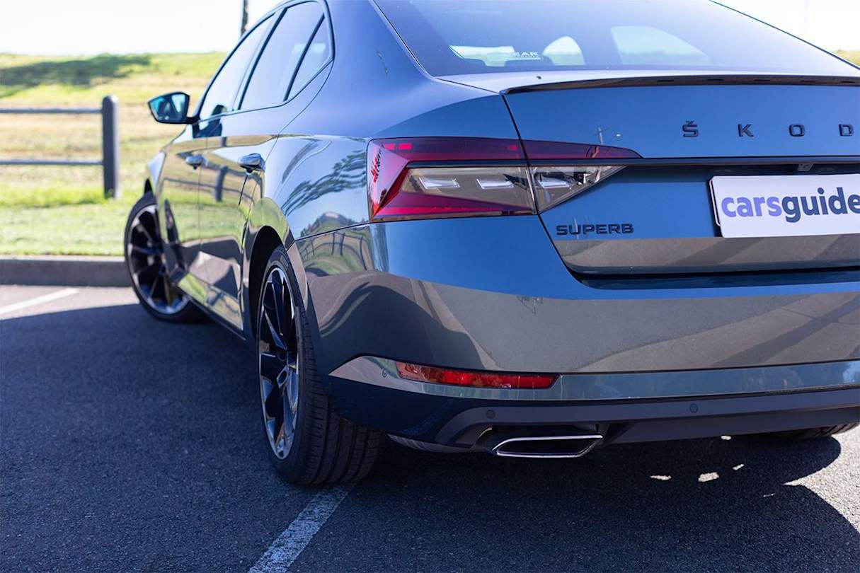 The reversing camera is clear and the sensors make you feel confident backing into a space. (Image: Dean McCartney)