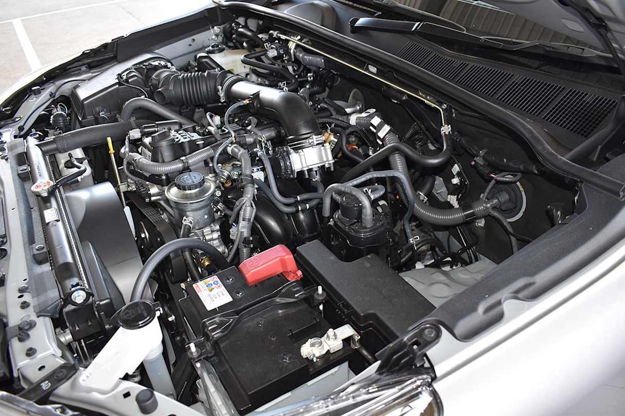 Featuring a 2.7-litre four-cylinder petrol engine with dual variable valve timing. (image credit: Mark Oastler)