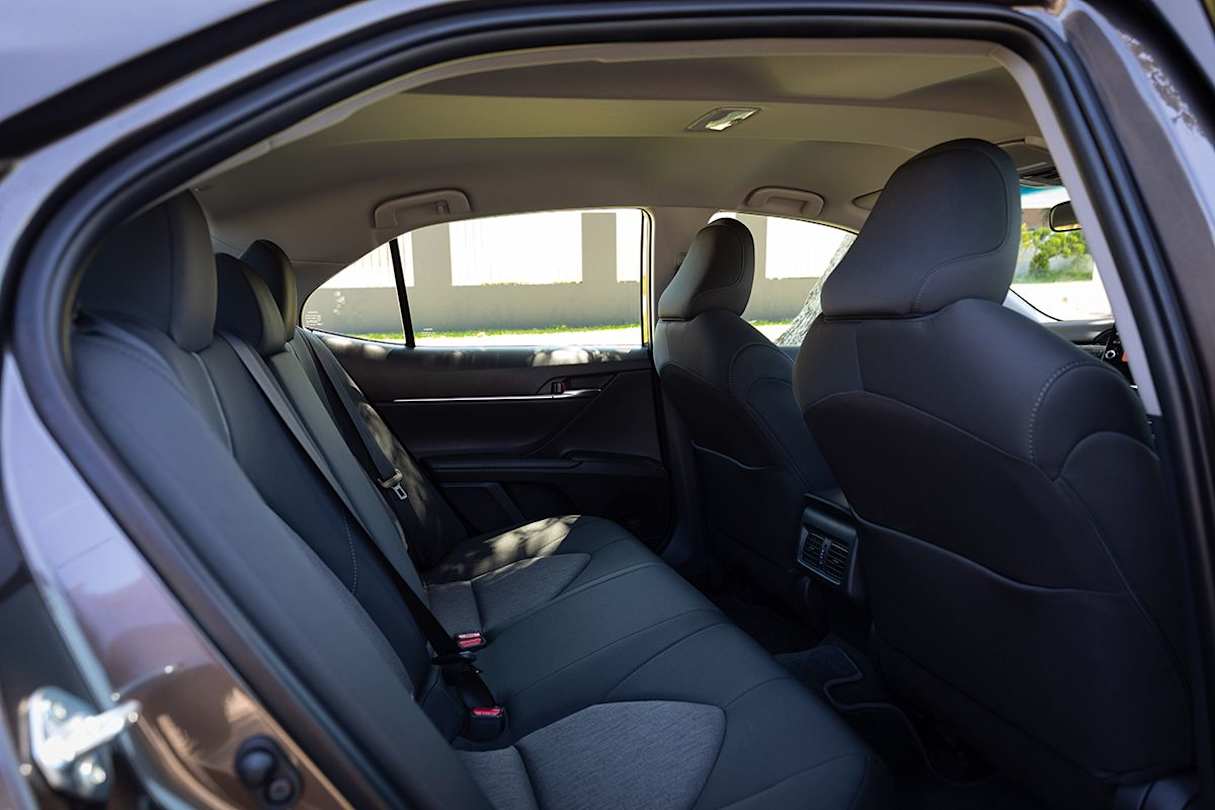 The rear is spacious also.