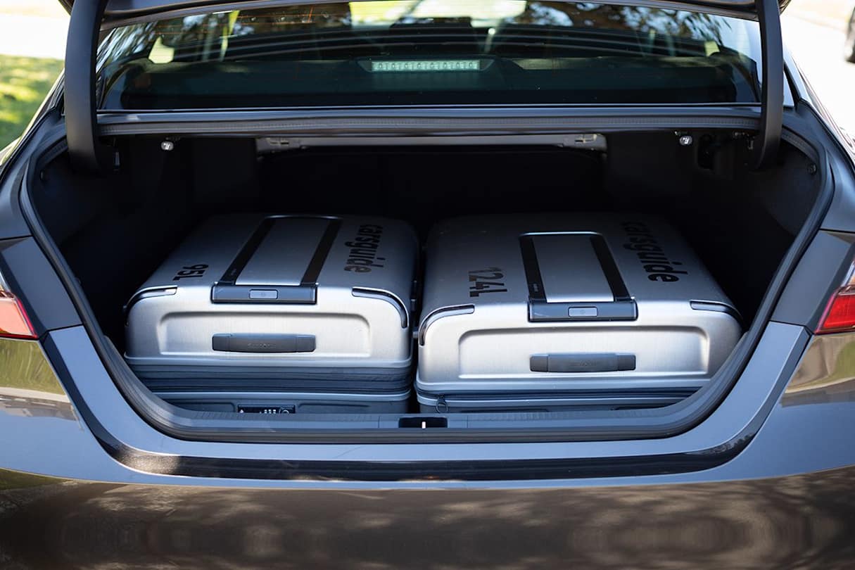 Boot space is comparable to a lot of mid-size SUVs.
