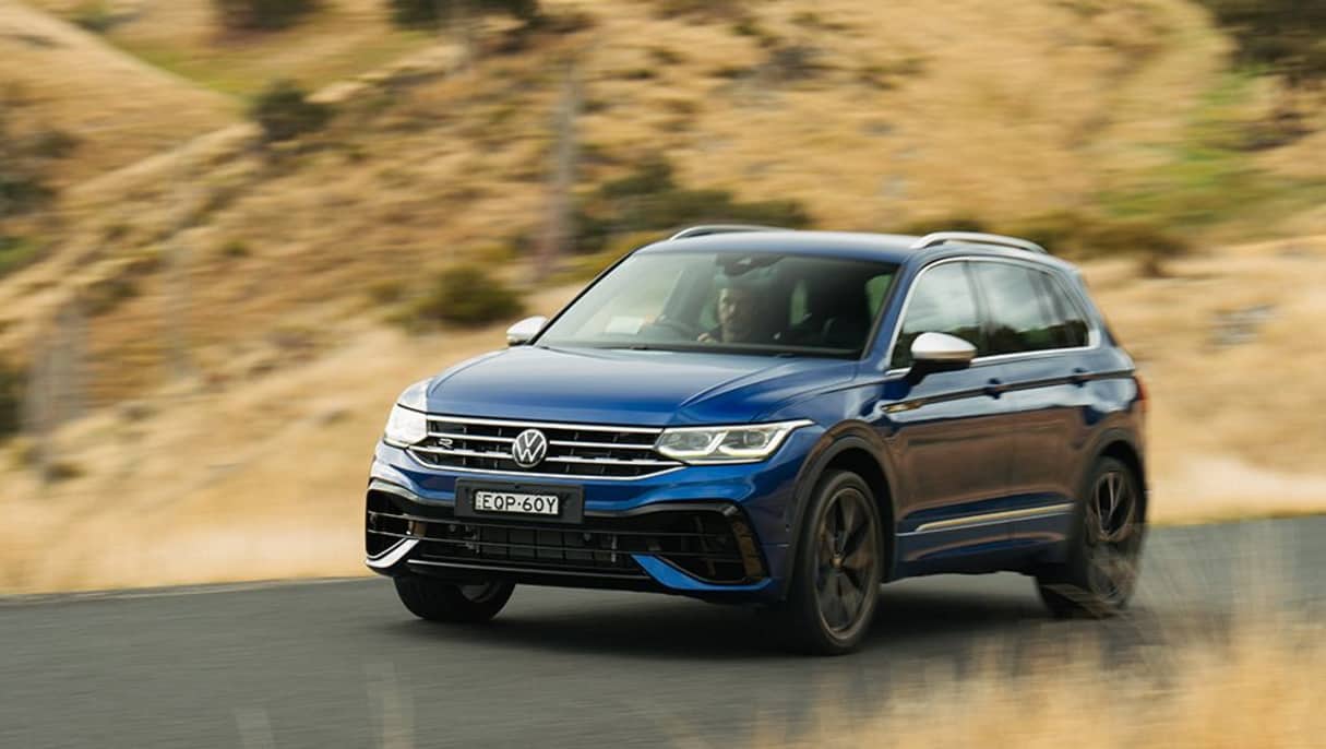 The VW Tiguan R uses the Golf's R's powertrain.