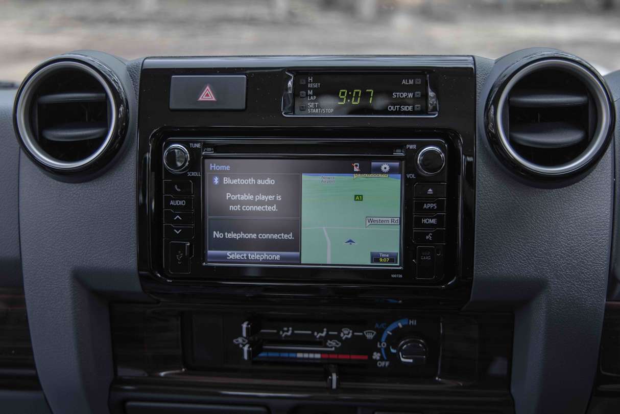 Standard features include a 6.1-inch touchscreen multimedia system (Image: Glen Sullivan).