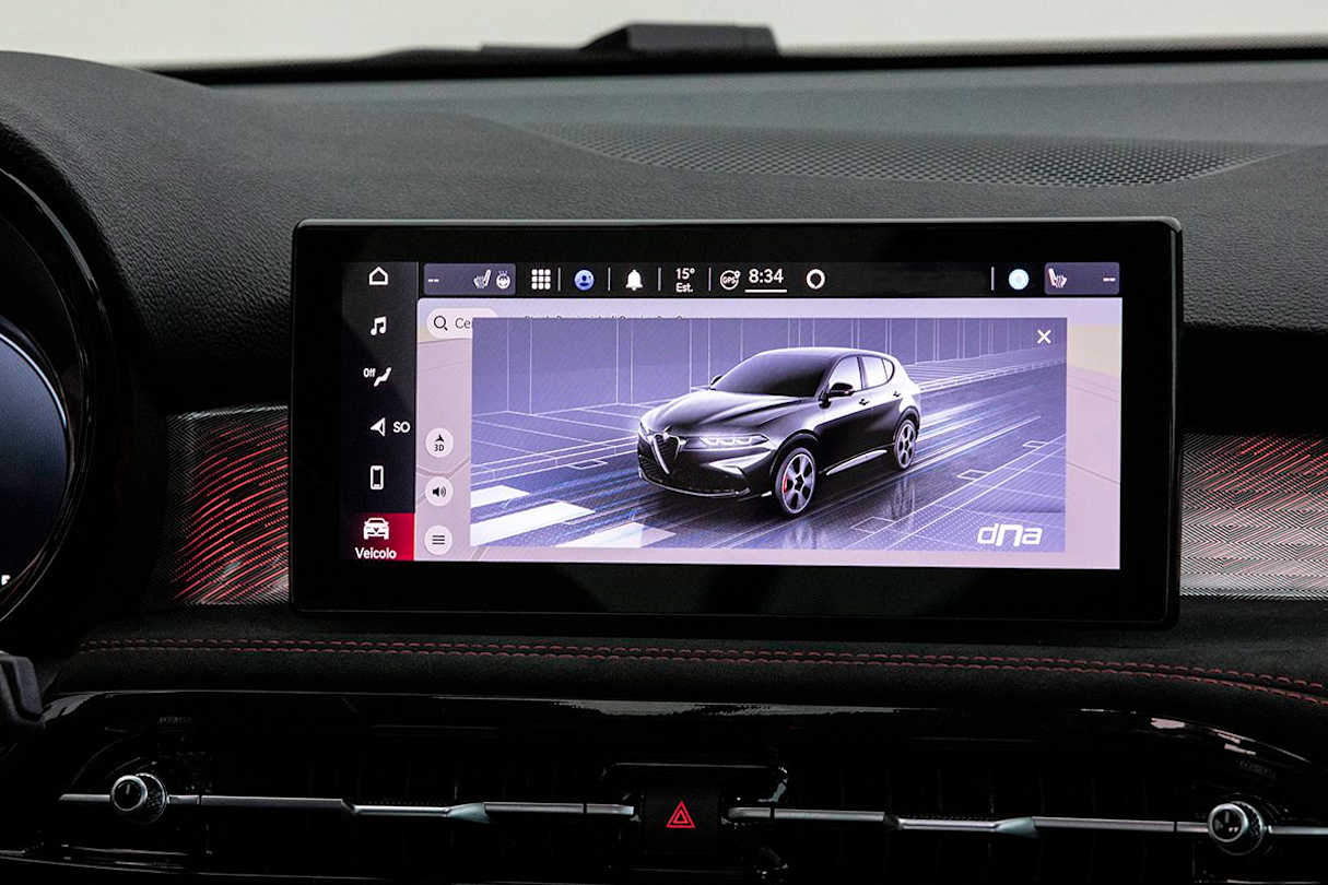 Inside is a 10.25-inch multimedia screen.