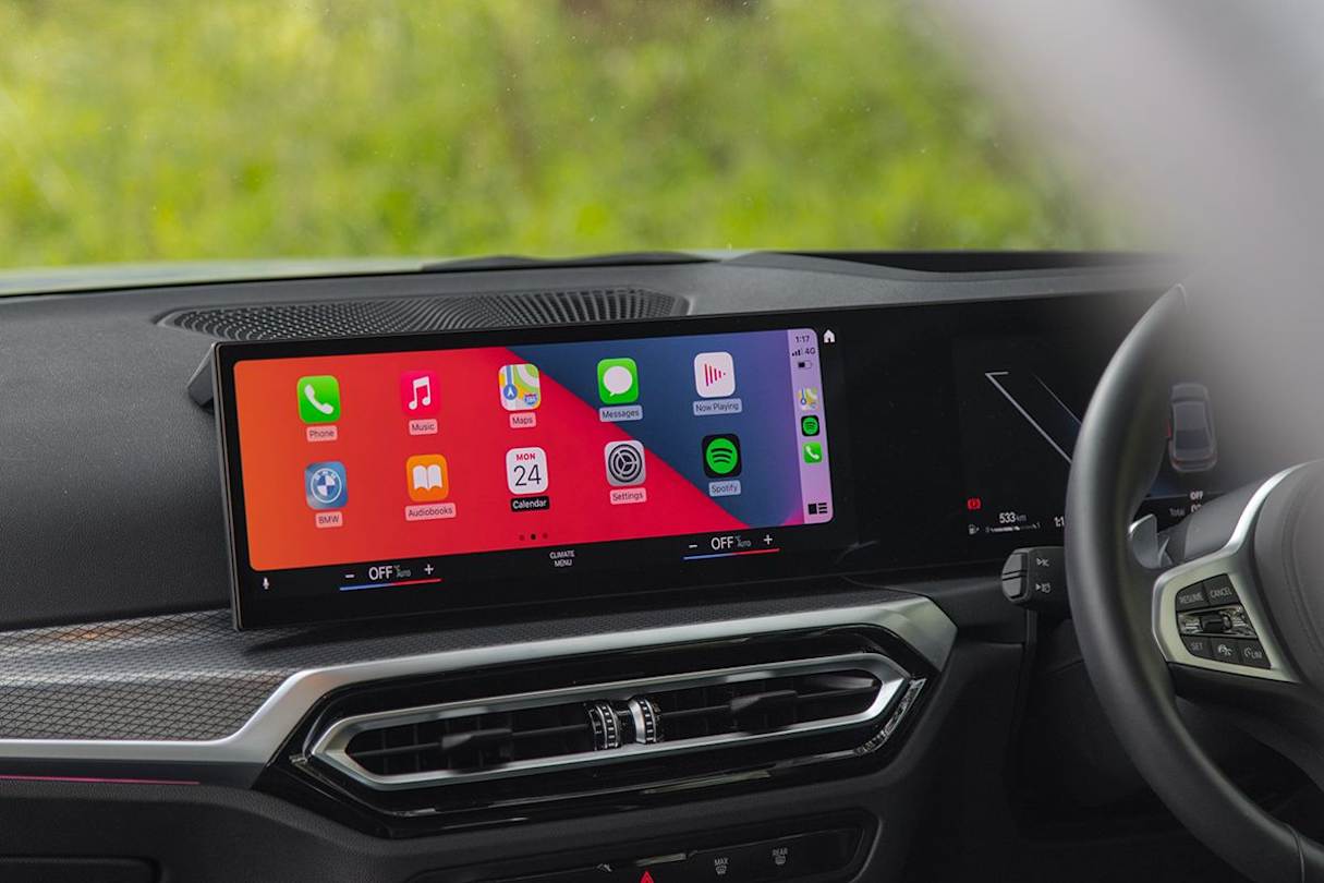 Upfront is a 12.3-inch touchscreen multimedia system. (Image: Glen Sullivan)