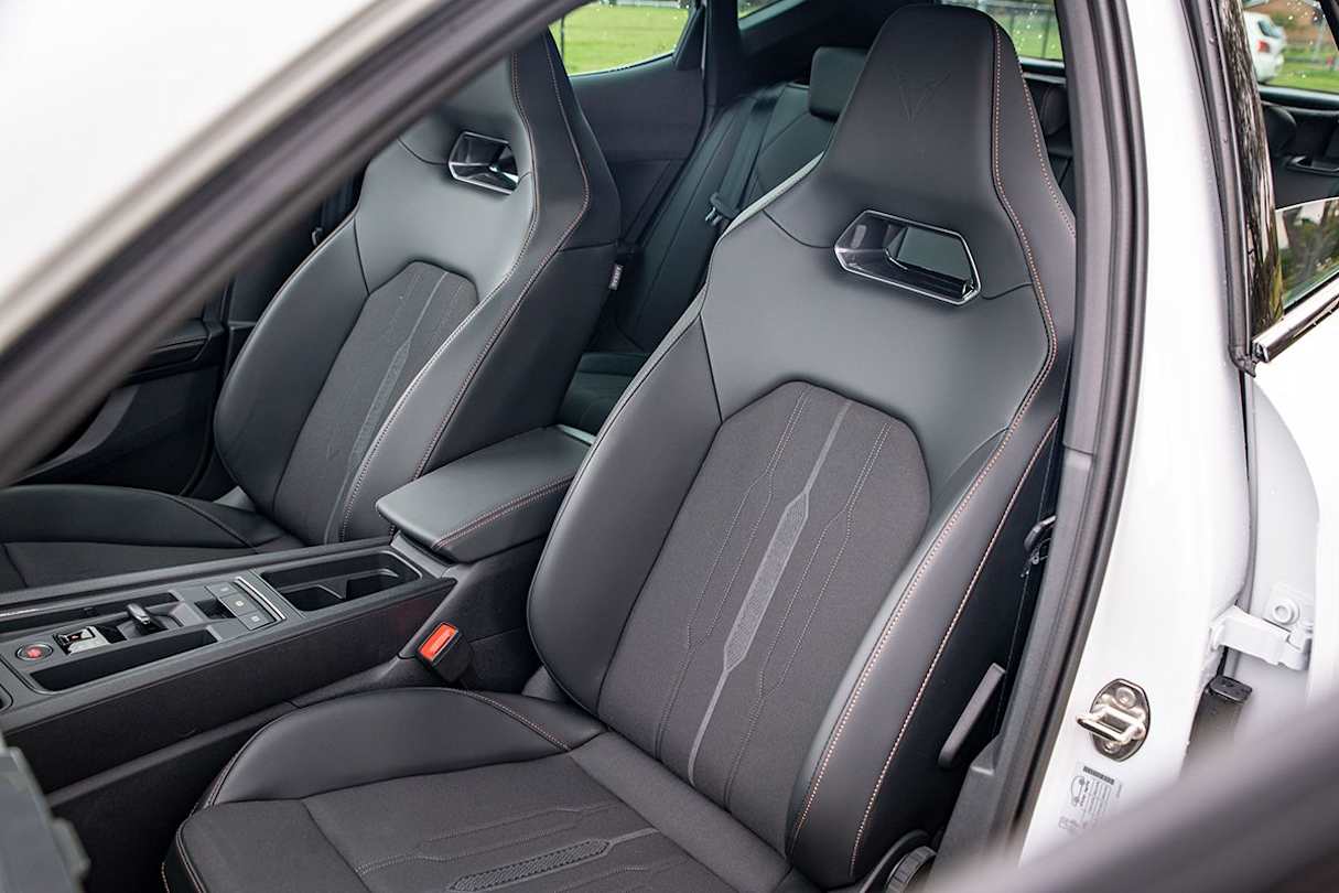The big front seats are accommodating and supporting. (Image: Tom White)