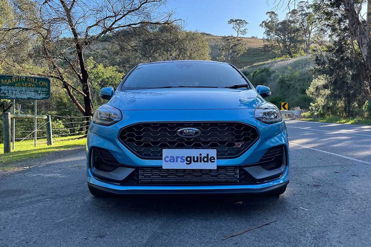 The Fiesta feels solidly built and has a level of refinement that’s missing from the likes of the Suzuki Swift Sport and Hyundai i20 N. (image: Tim Nicholson)