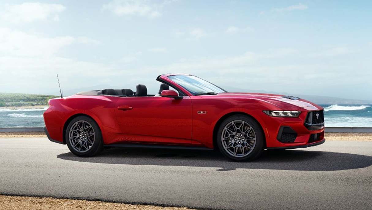 There were rumours for years that Ford was planning an electric Mustang coupe and convertible for this new ‘S650’ generation model.