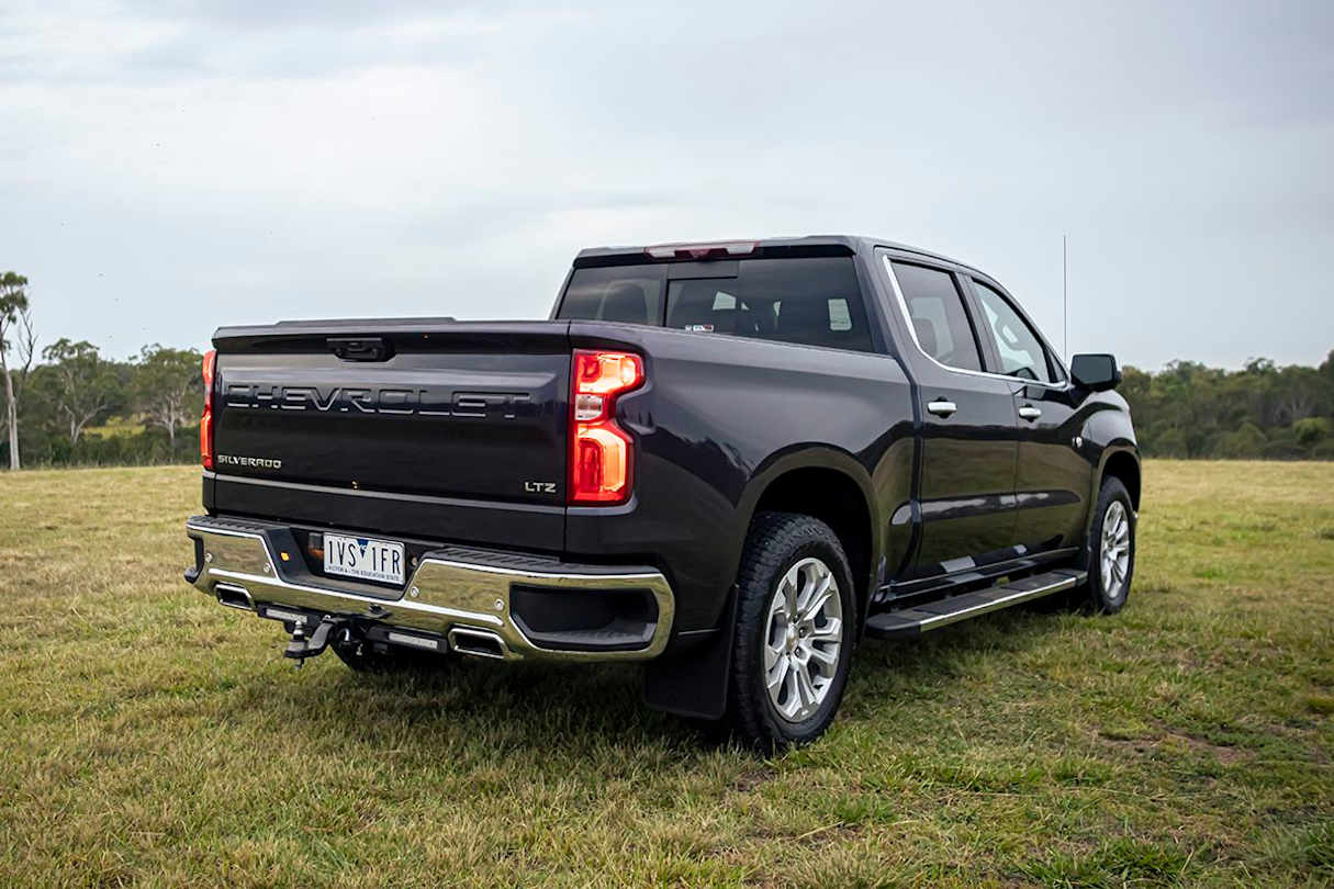 The Silverado is a monster from any angle.