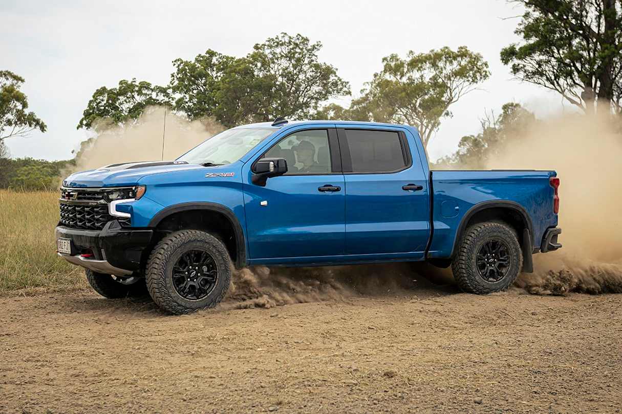 All Silverado variants get the same 6.2-litre alloy V8 producing 313kW/624Nm.