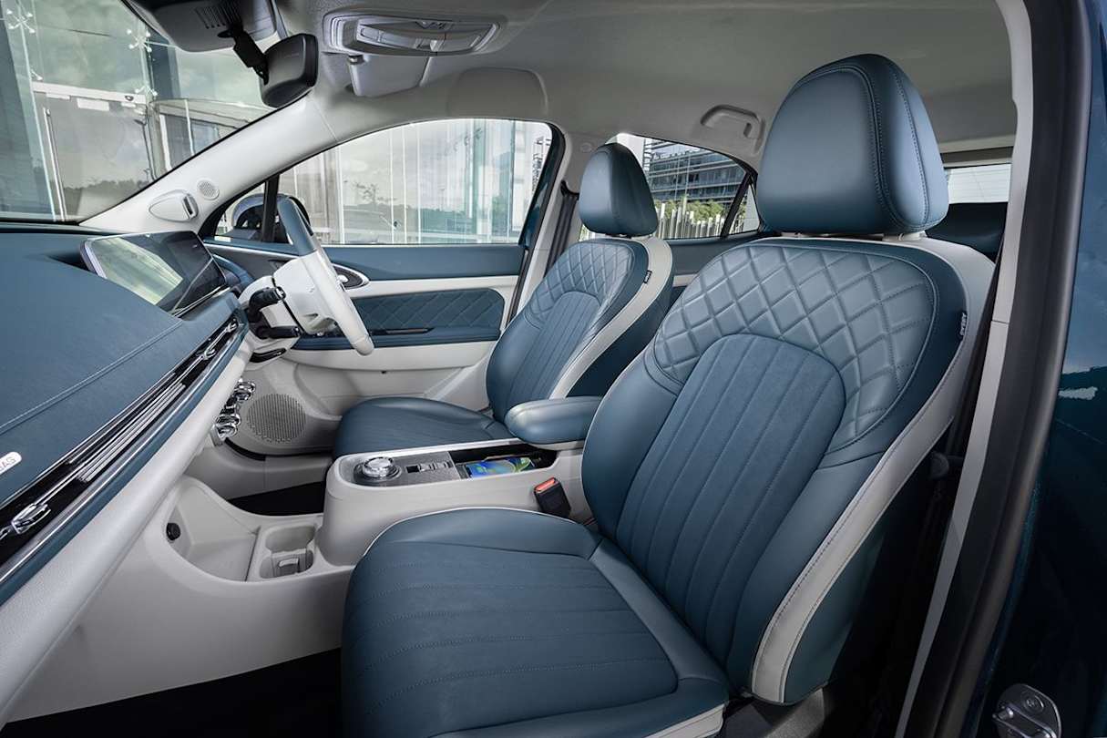 The front seats are a better place to spend time than the back seats.