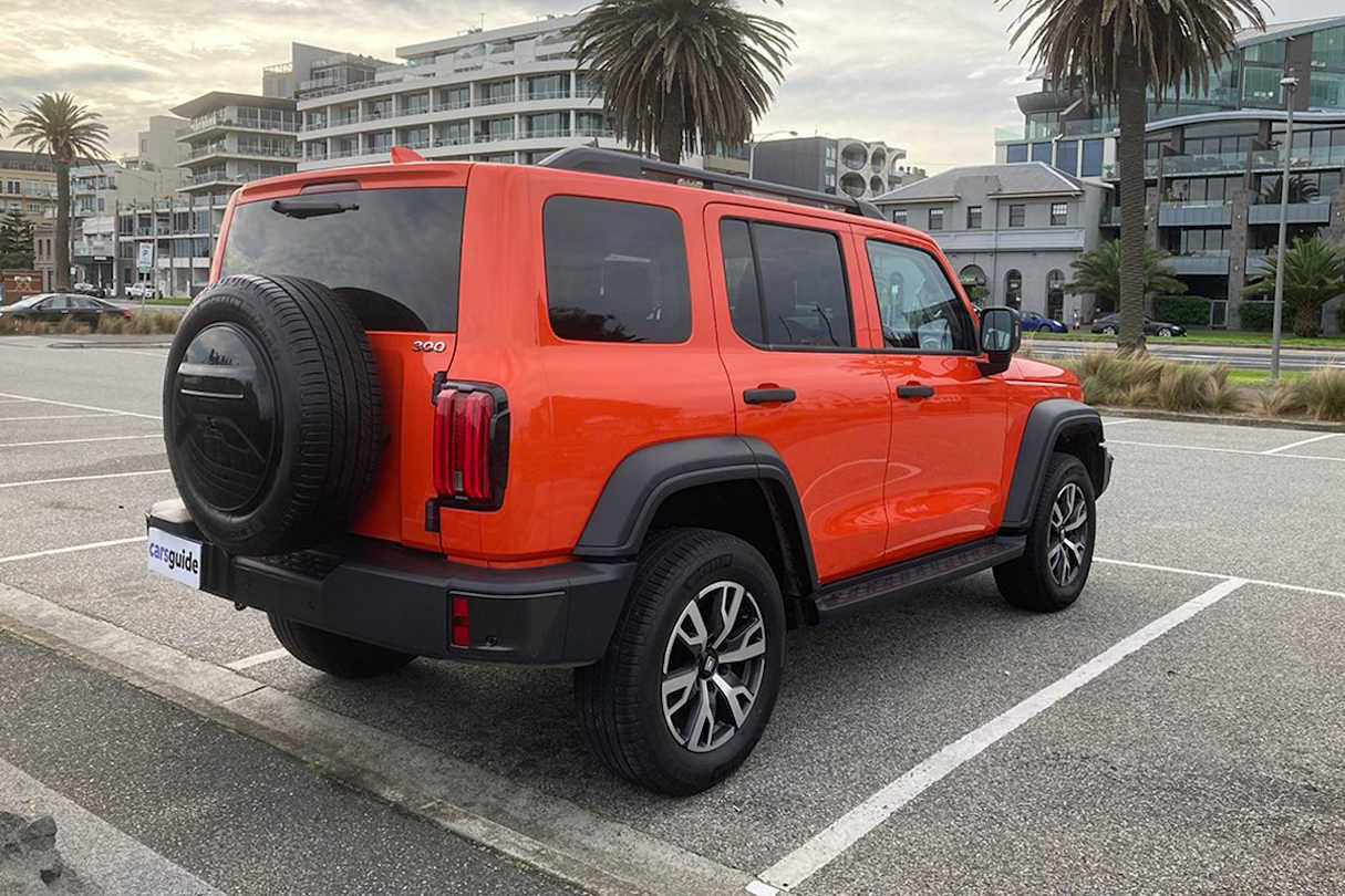  The Tank 300 seems well-suited to urban traffic conditions. (Image: Byron Mathioudakis)