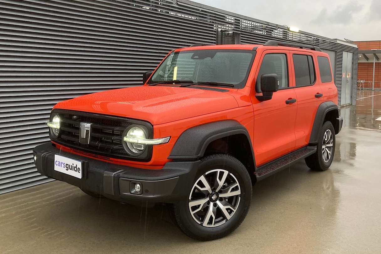 The Tank 300 currently comes in a petrol or hybrid powertrain. (Image: Byron Mathioudakis)