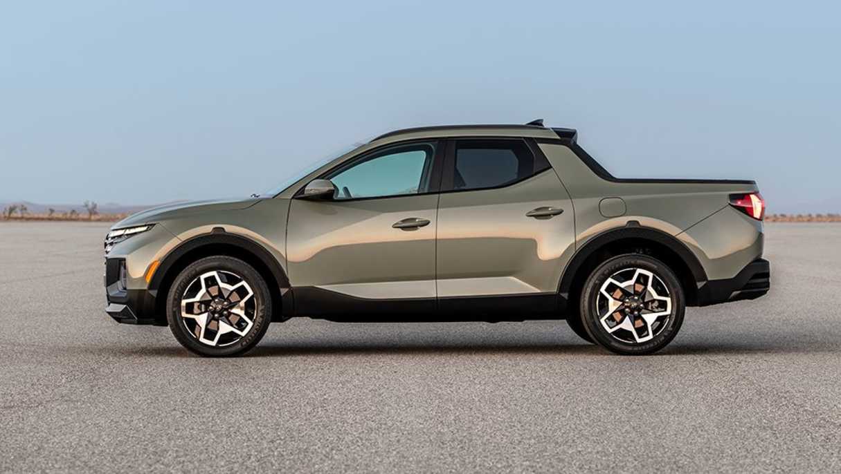 The Subaru Brumby ute could share similar styling cues to Hyundai's very own mini ute - the Santa Cruz.