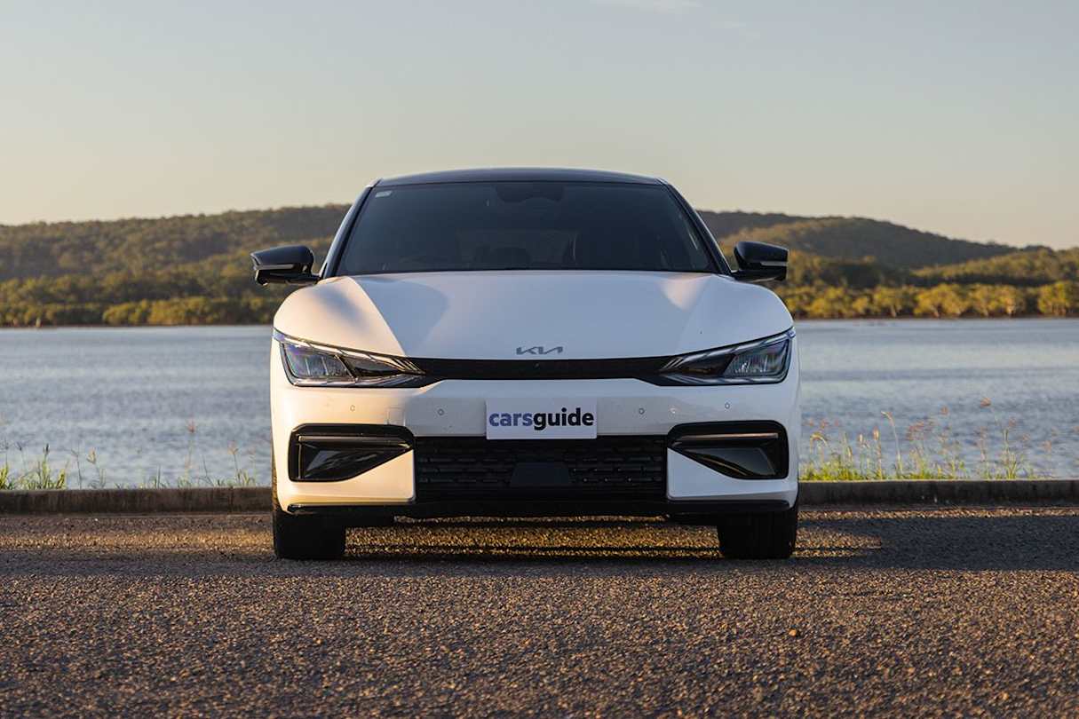 EV6 has a menacing and aggressive style.