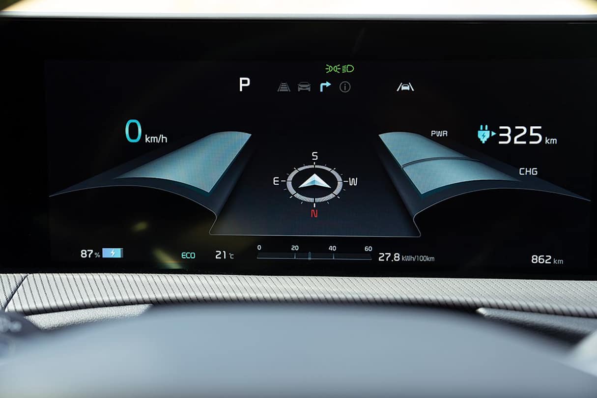 Kia claims energy consumption of 20.6kWh per 100km which is higher than many EV rivals. 