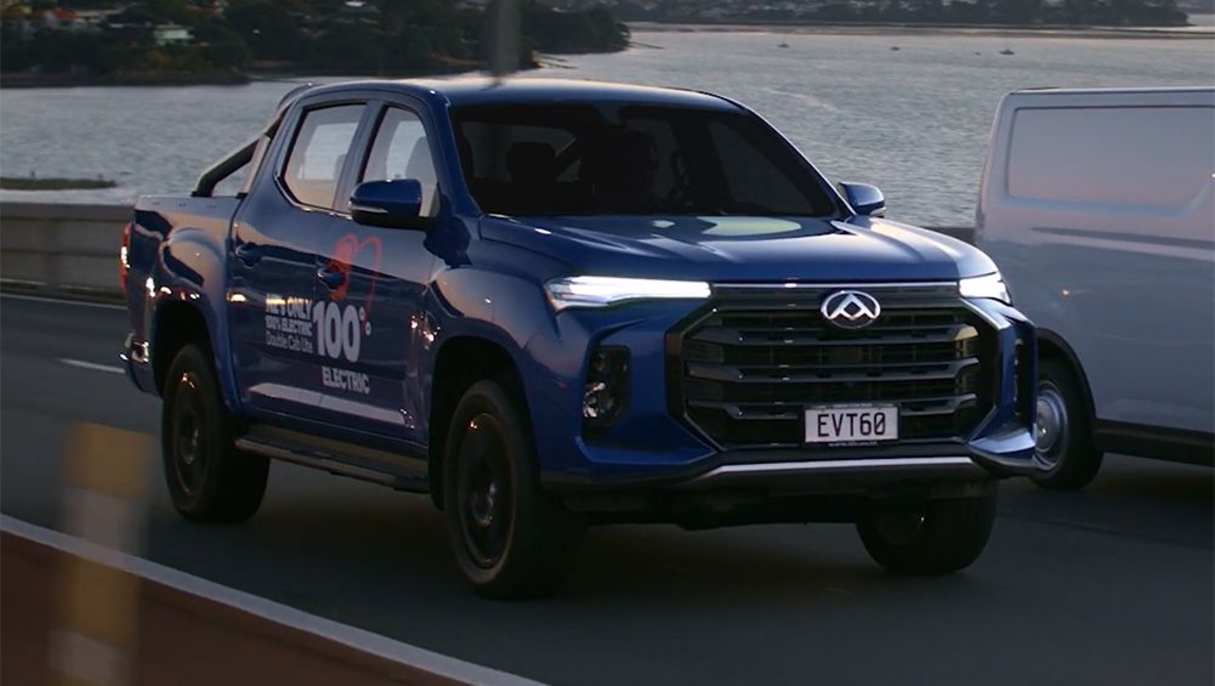 The eT60 is the first electric ute offered in Australia.