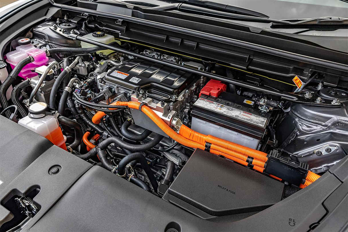 The front electric motor produces 150kW/266Nm. (Sports Luxury variant pictured)