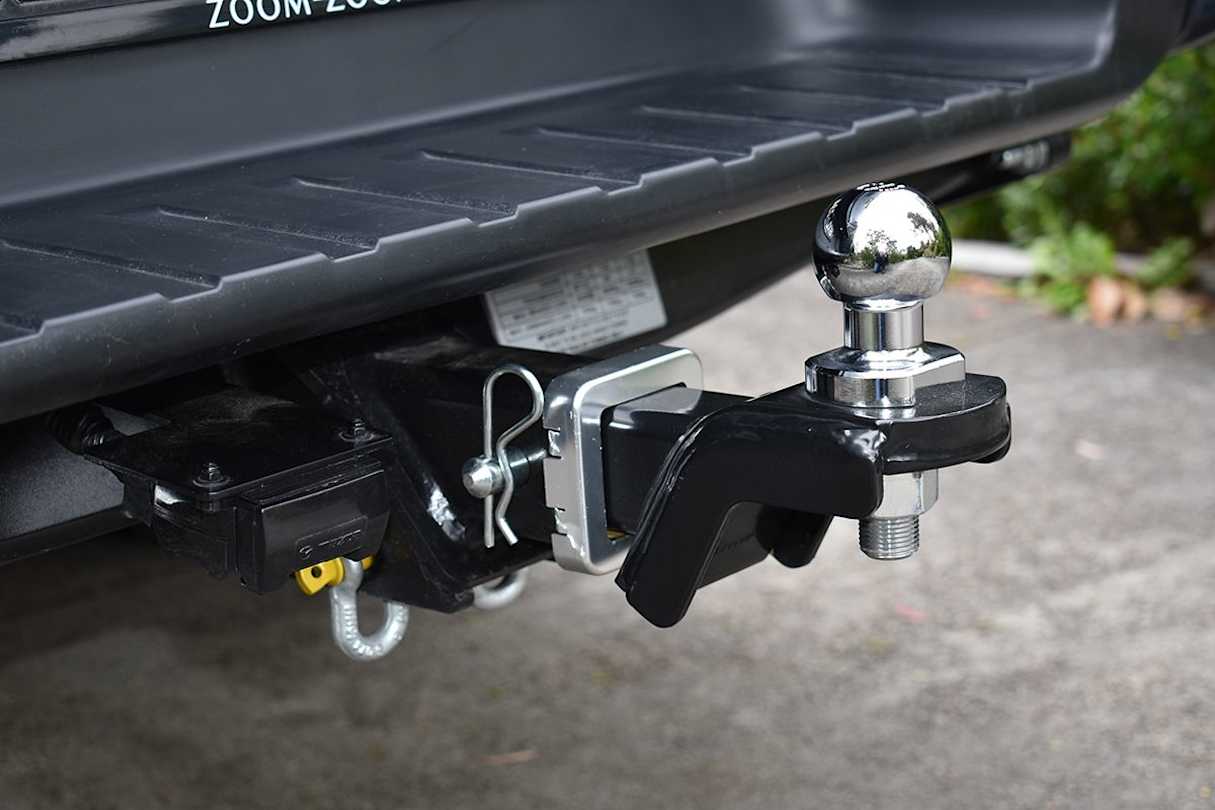 A towbar is a device attached to the chassis of a vehicle for the purposes of towing. (Image: Mark Oastler)