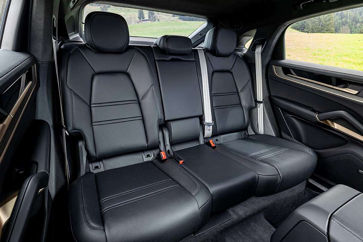 While a lot of its rivals offer seven seats, the Cayenne makes do with five. (E-Hybrid Coupe pictured)