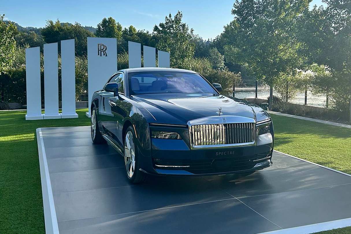 Australian pricing for the Rolls-Royce Spectre starts from 0,000, before on-road costs. (Image: Stephen Corby)