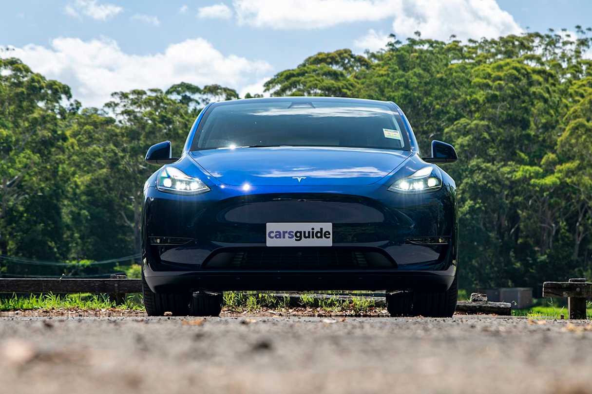 The Model Y Performance has a 0-100km/h sprint time of a mere 3.7 seconds. (Image: Tom White)