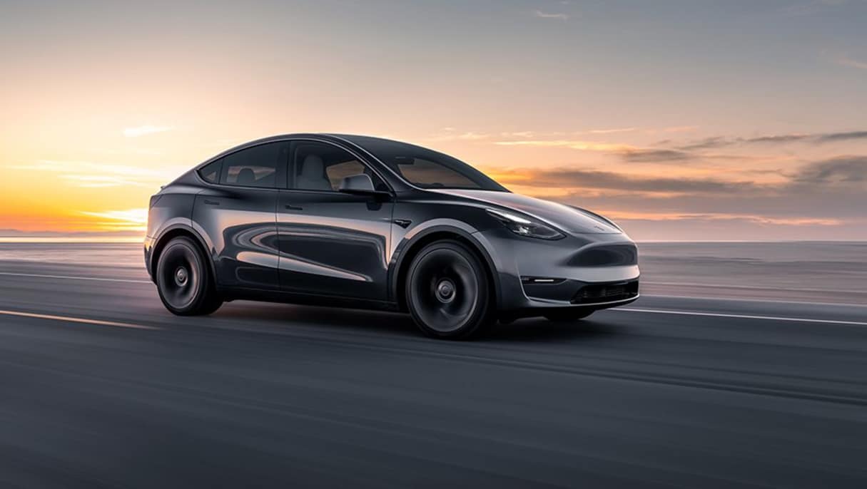 The Model Y Performance with all-wheel drive has two electric motors with a combined output of 393kW and 660Nm.