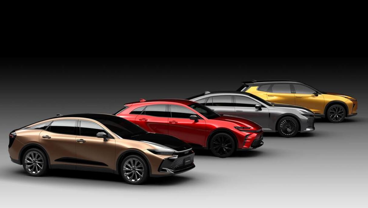 The entire 2023 Toyota Crown range.