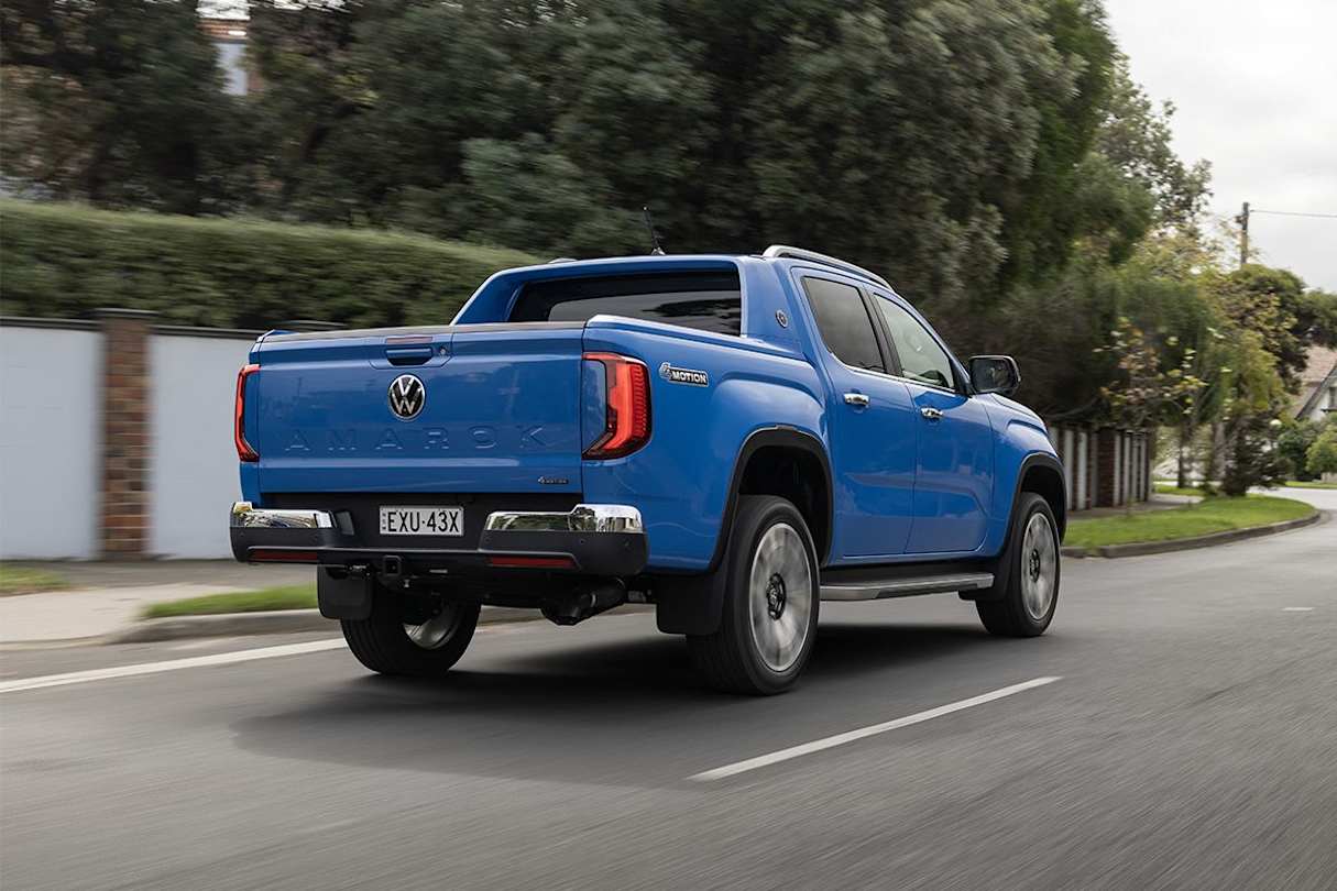 The Amarok goes exactly where it’s pointed. (Adventura variant pictured)